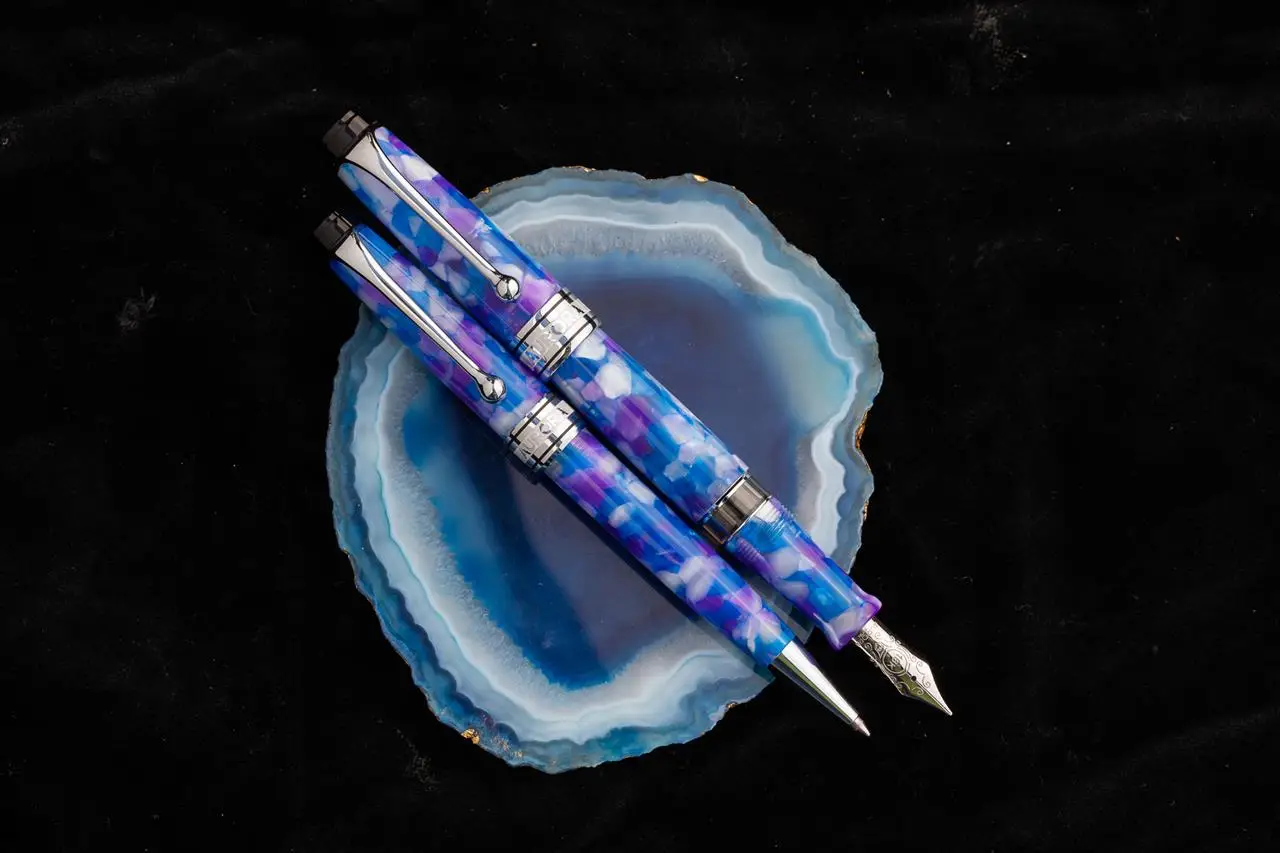 Aurora Caleidoscopio Luce Blu Casa della Stilografica - Online pen